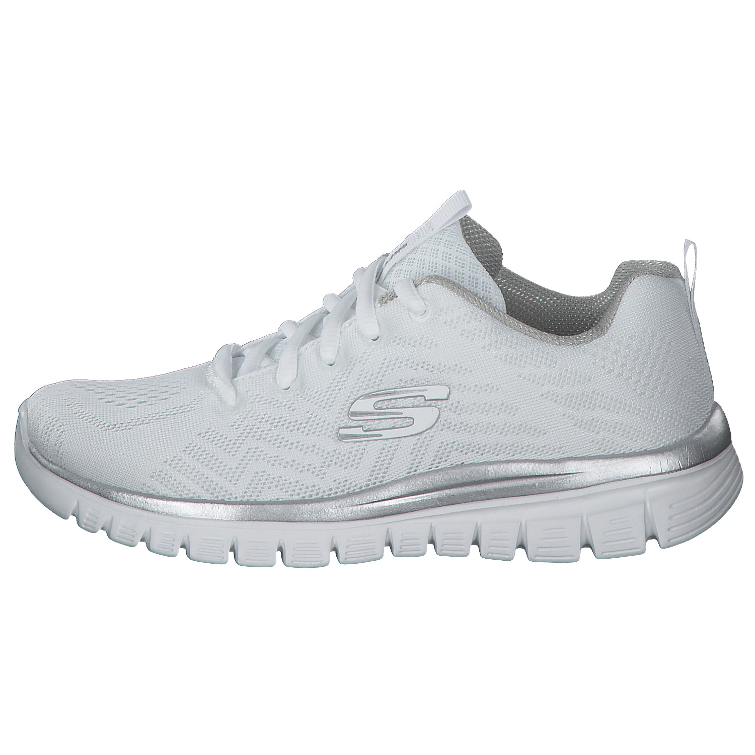 Skechers 12615, Sneakers Low, Damen, Weiß