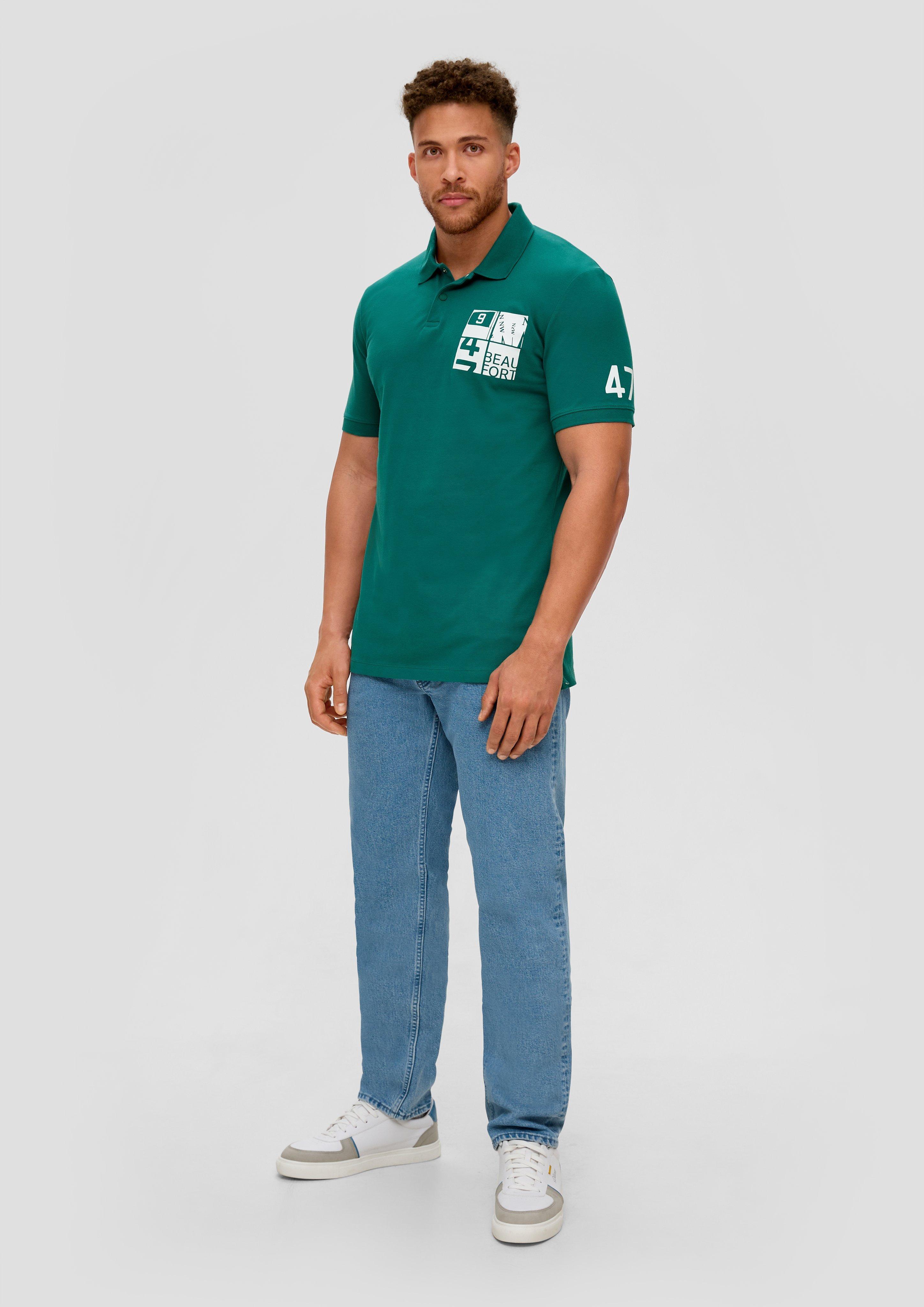 Poloshirt mit Print-Detail  2139674-76D1