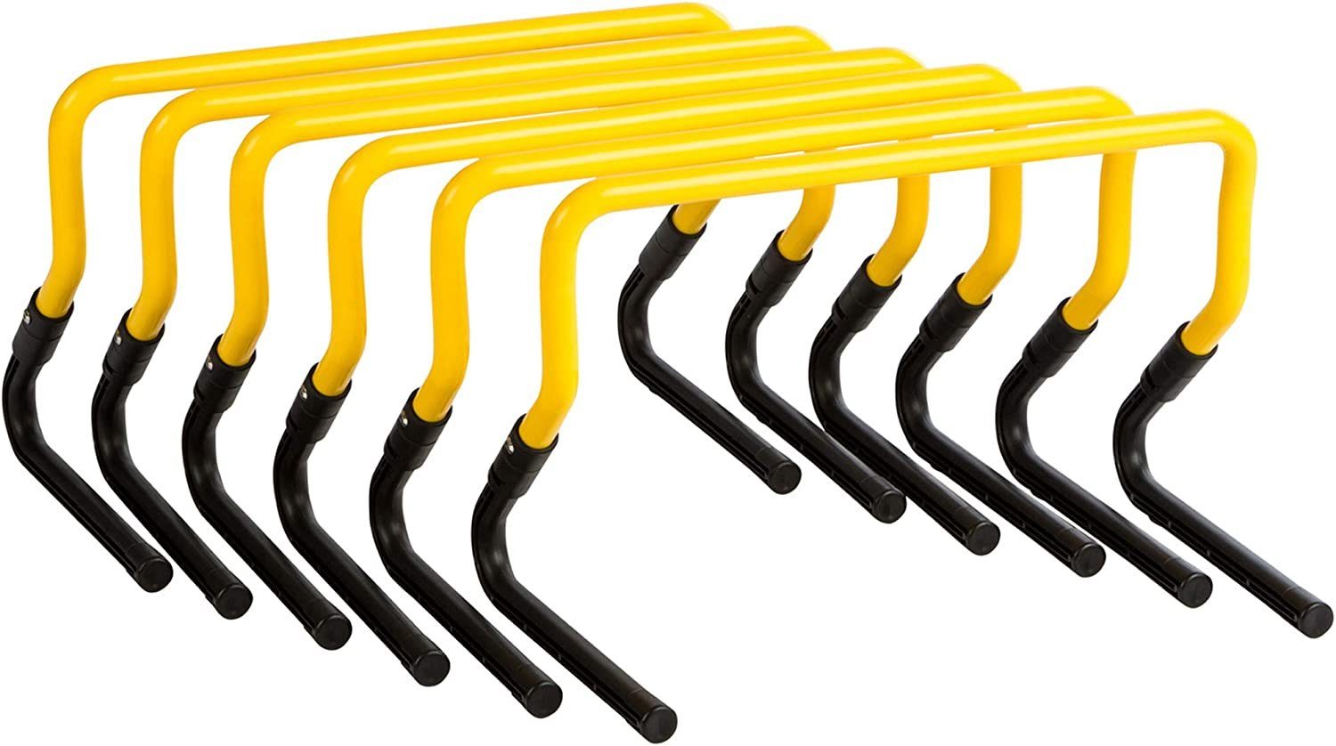 Zoomyo Koordinationsleiter Koordinationshürden 6-er Set, höhenverstellbar, Stangen