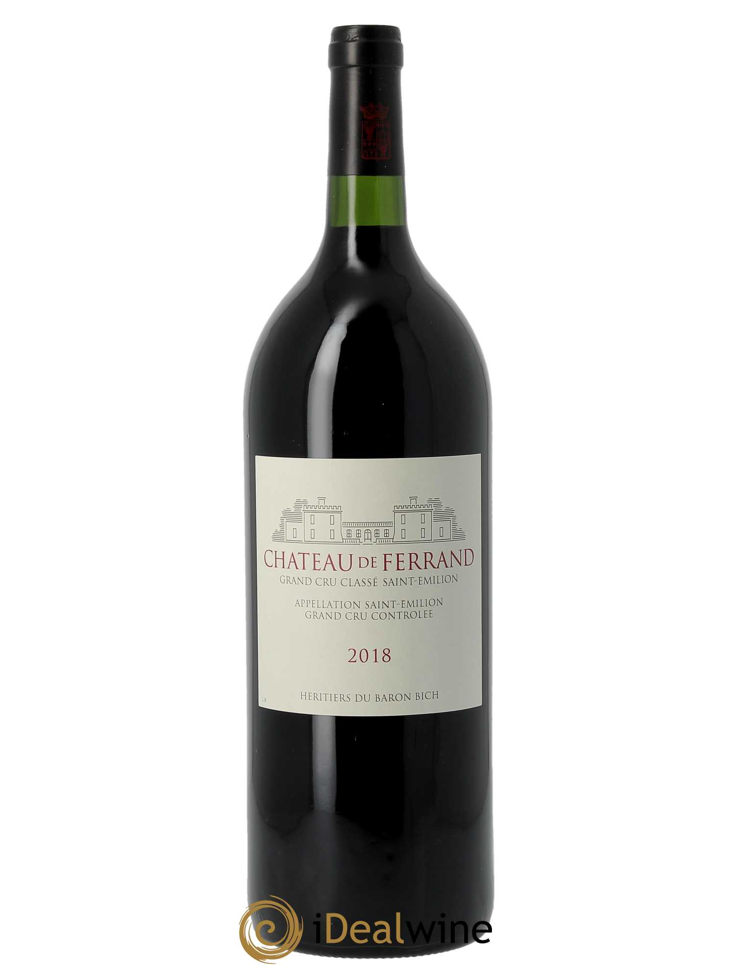 Château de Ferrand Grand Cru Classé (CBO à partir de 6 MG) 2018 - Lot de 1 Magnum