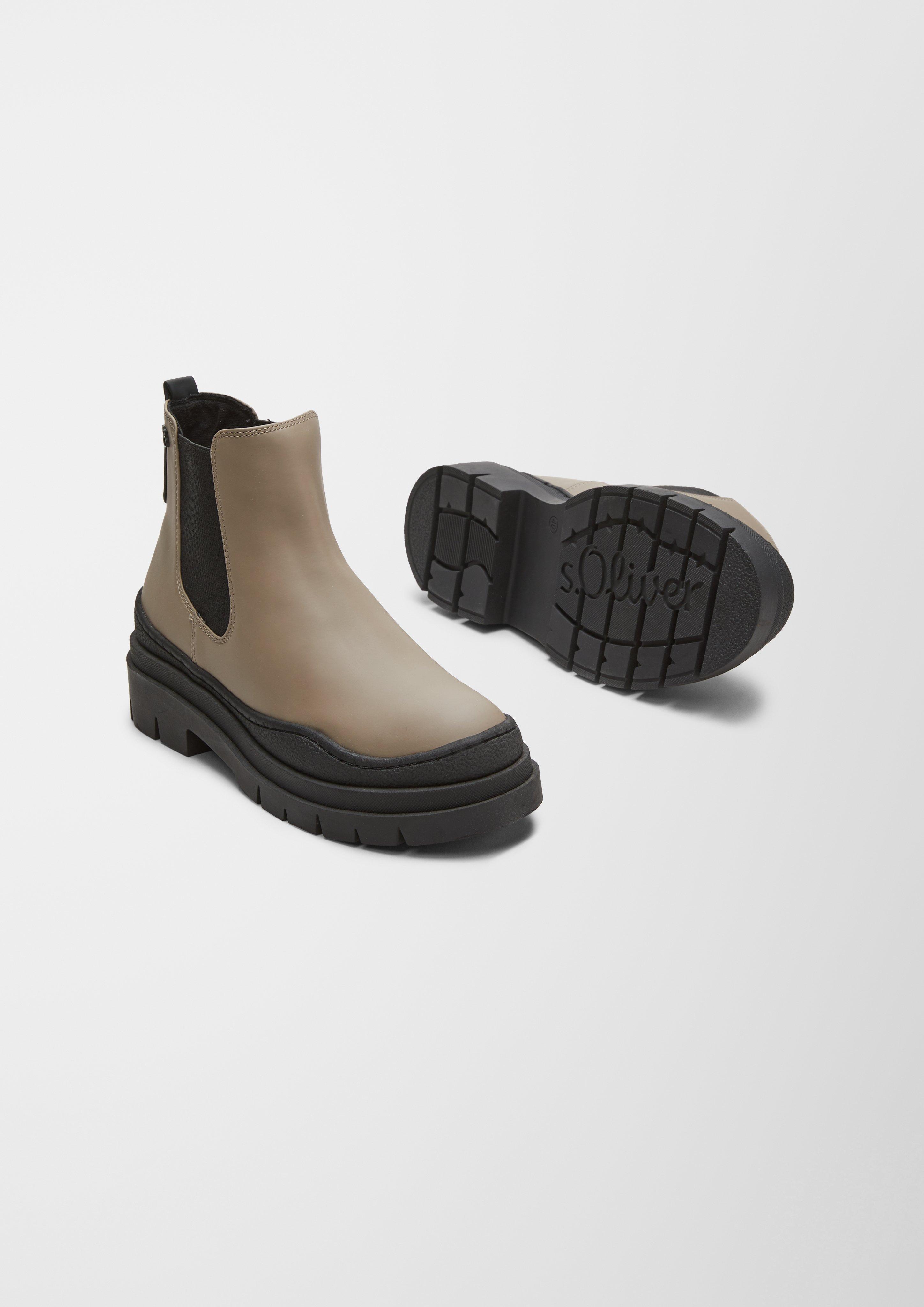 Stiefel in Leder-Optik  6006628-341