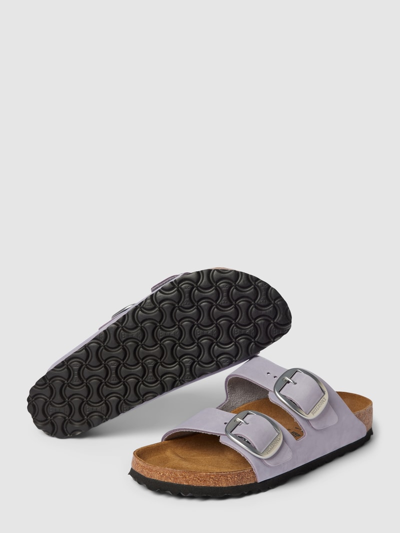 Sandalen mit Dornschließe Modell 'Arizona' in lavendel