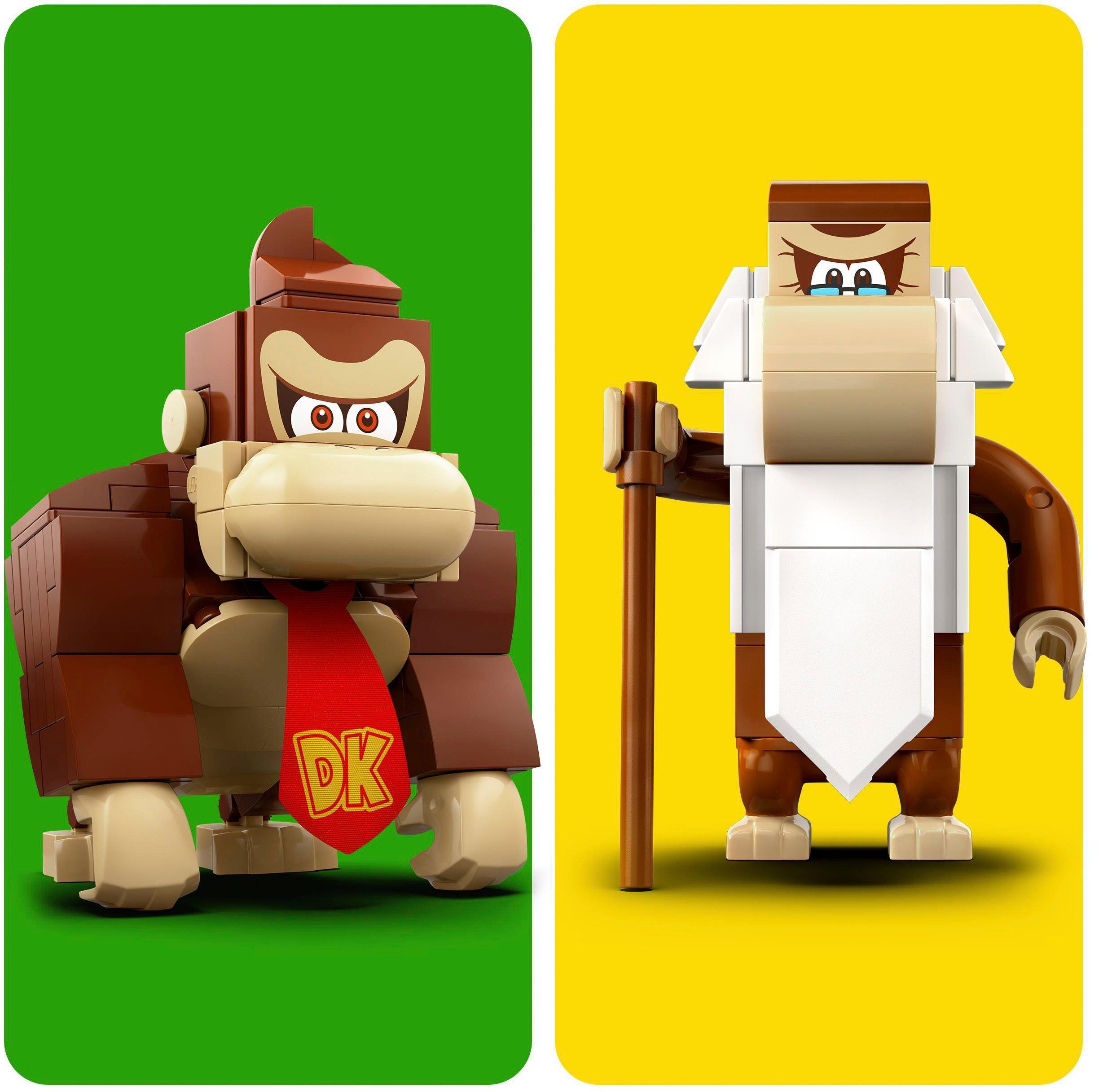 LEGO® Konstruktionsspielsteine Donkey Kongs Baumhaus – Erweiterungsset (71424), LEGO® Super Mario, (555 St), Made in Europe