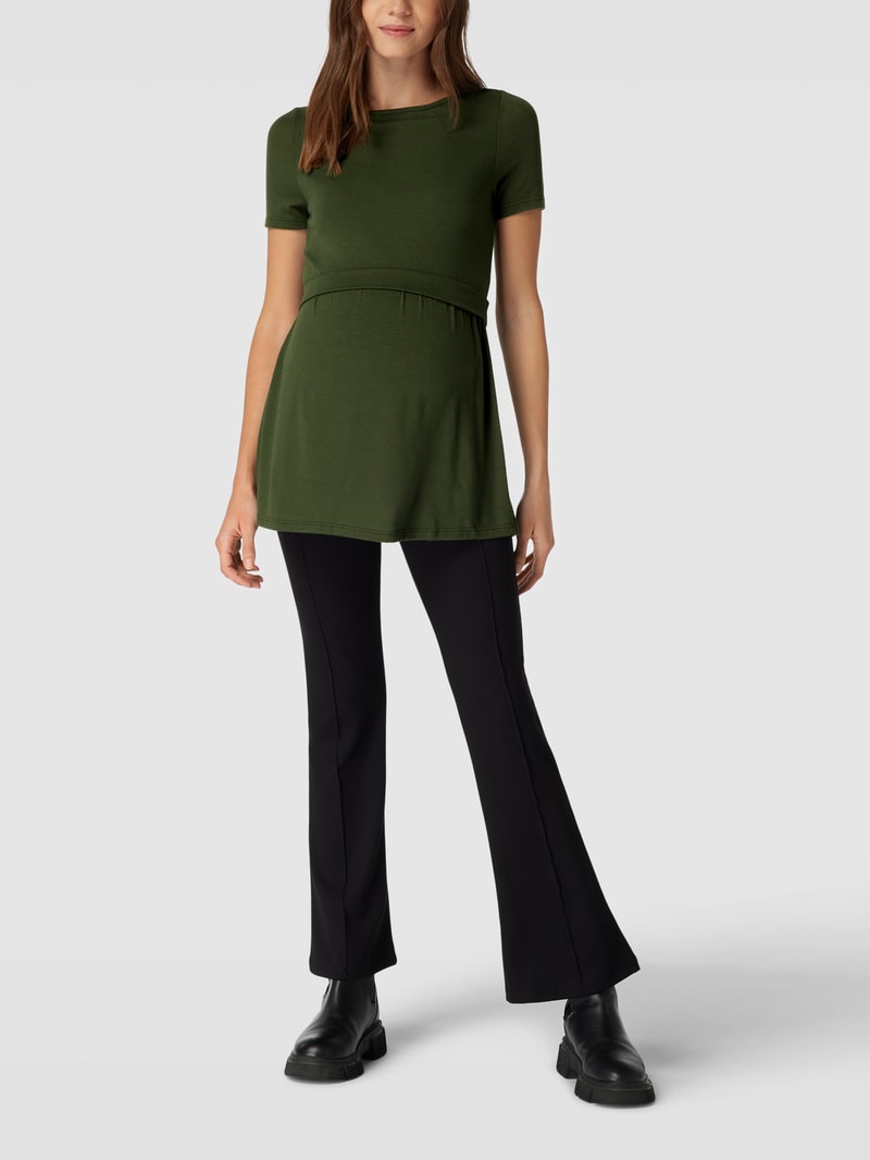 T-Shirt mit Still-Funktion in khaki
