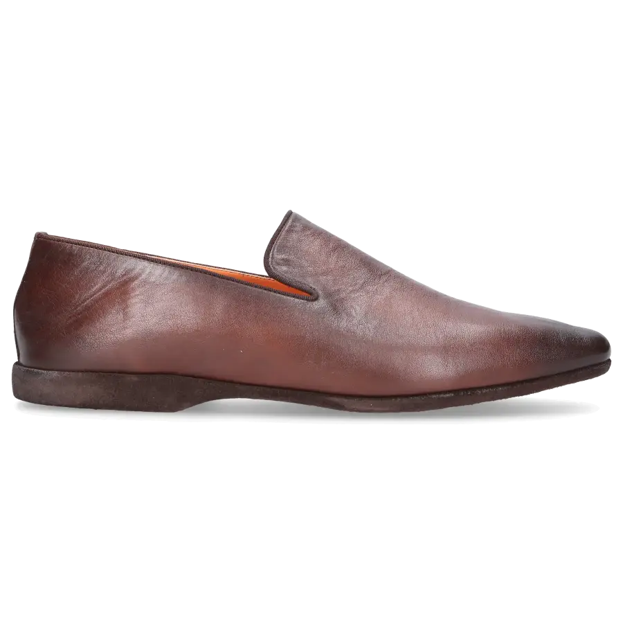 Santoni - Hausschuhe A1908 Kalbsleder - braun