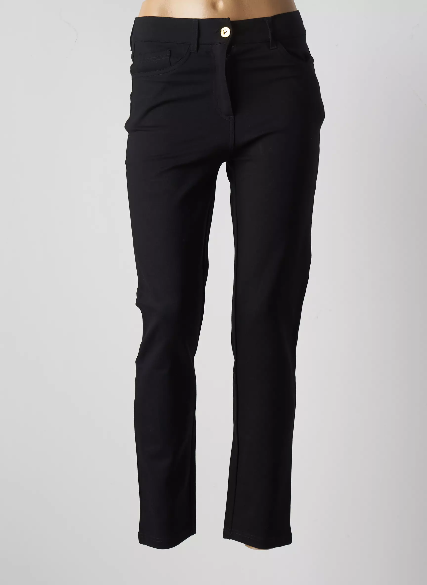Etymologie Pantalons Slim Femme couleur noir