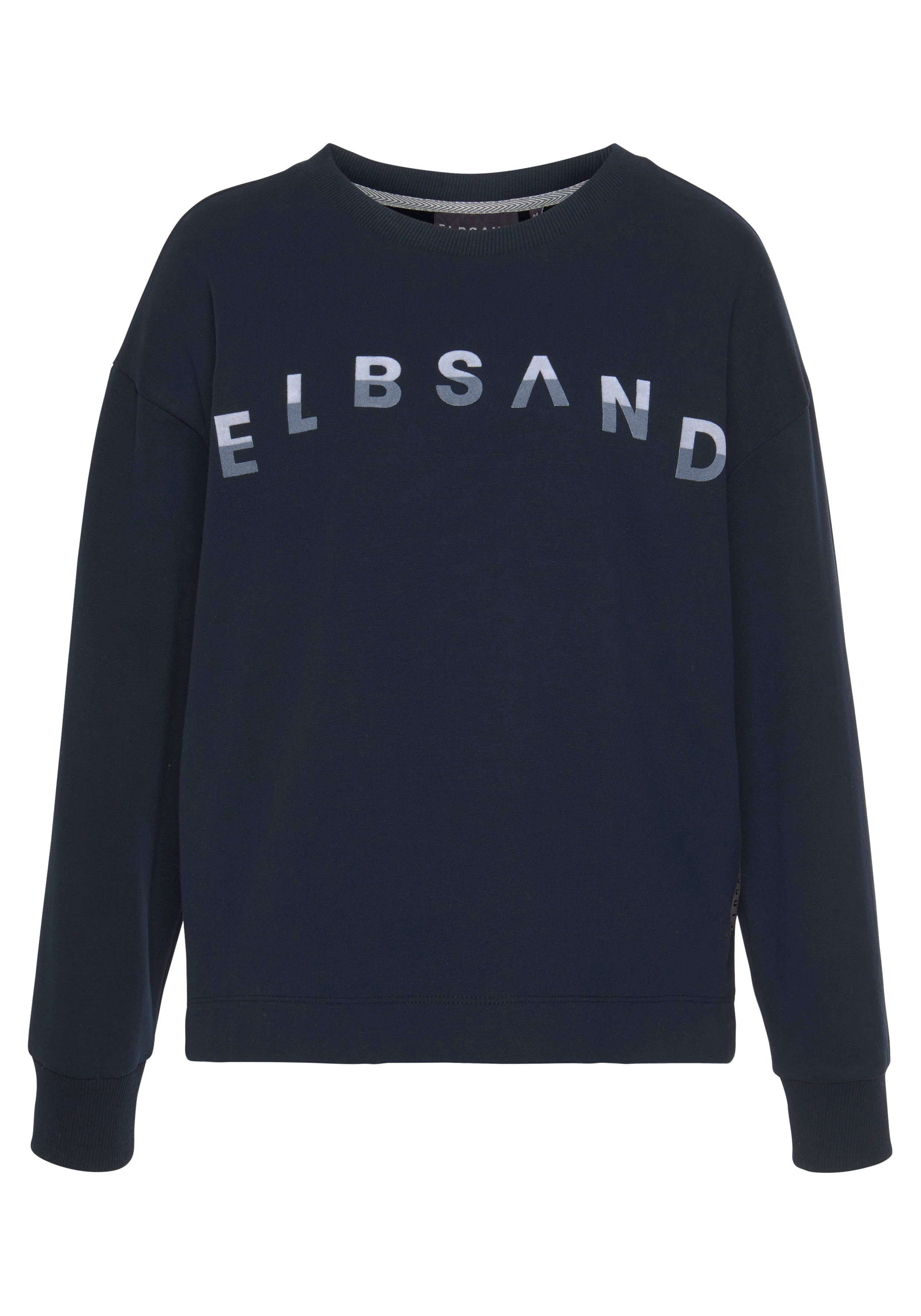 Elbsand Sweatshirt Sontje mit Flockprint vorne
