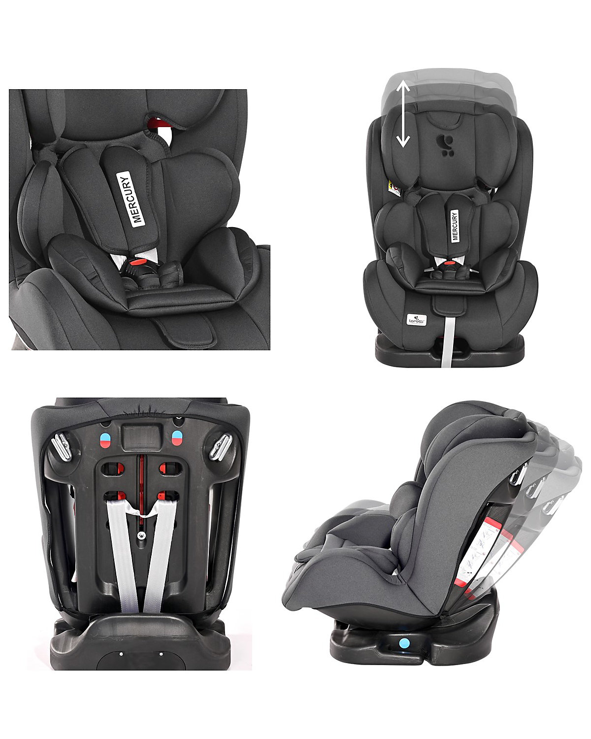 Kindersitz Mercury Gruppe 0+/1/2/3 (0 - 36kg) Kindersitze