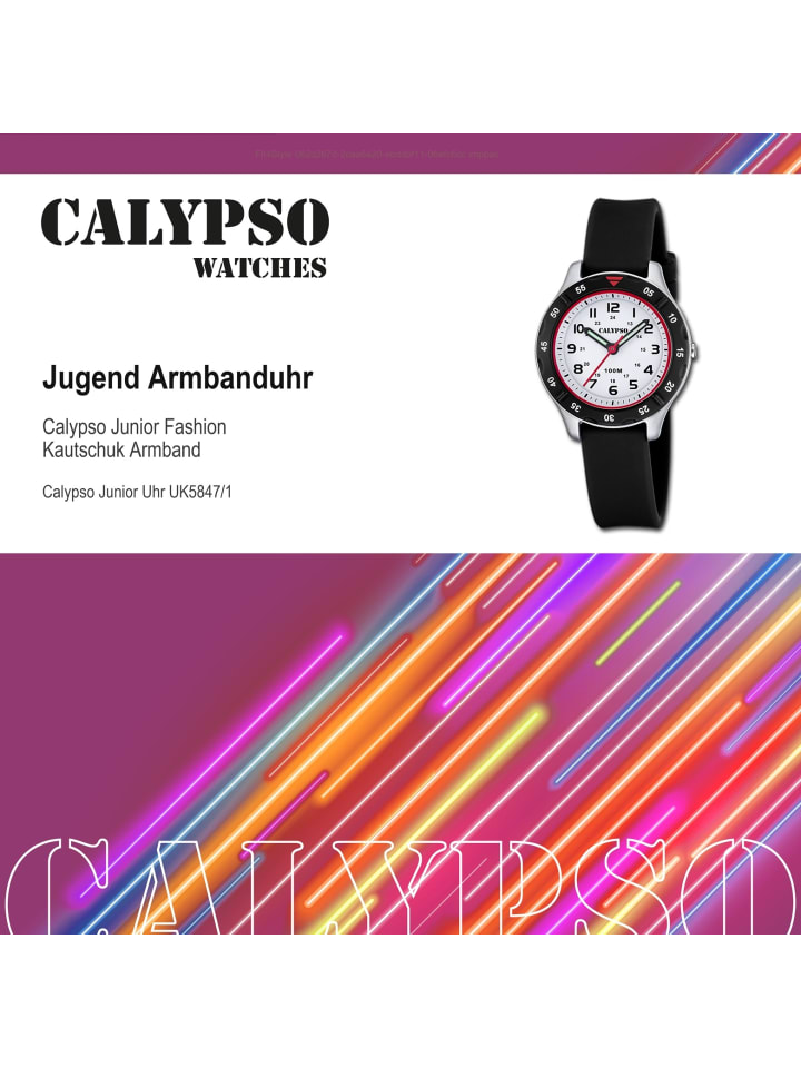 Calypso Analog-Armbanduhr Calypso Junior schwarz günstig kaufen onesize