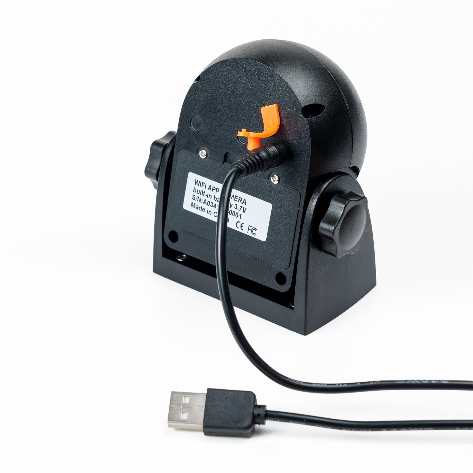 CARMATRIX CM-712 Rückfahrkamera (WLAN Funk Auto Rückfahrkamera Akku Magnet Wohnmobil Pferd Anhänger, Aufladbare Batterie, kostenlose App, Distanzlinien zu- und abschalten)