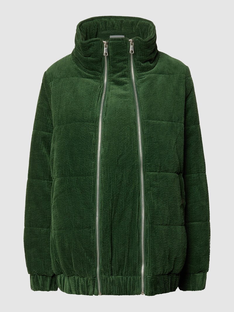 Umstand-Jacke aus Cord in dunkelgrün