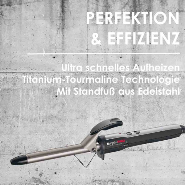 BaByliss Pro Non Digital Titanium Turmalin Frisiereisen