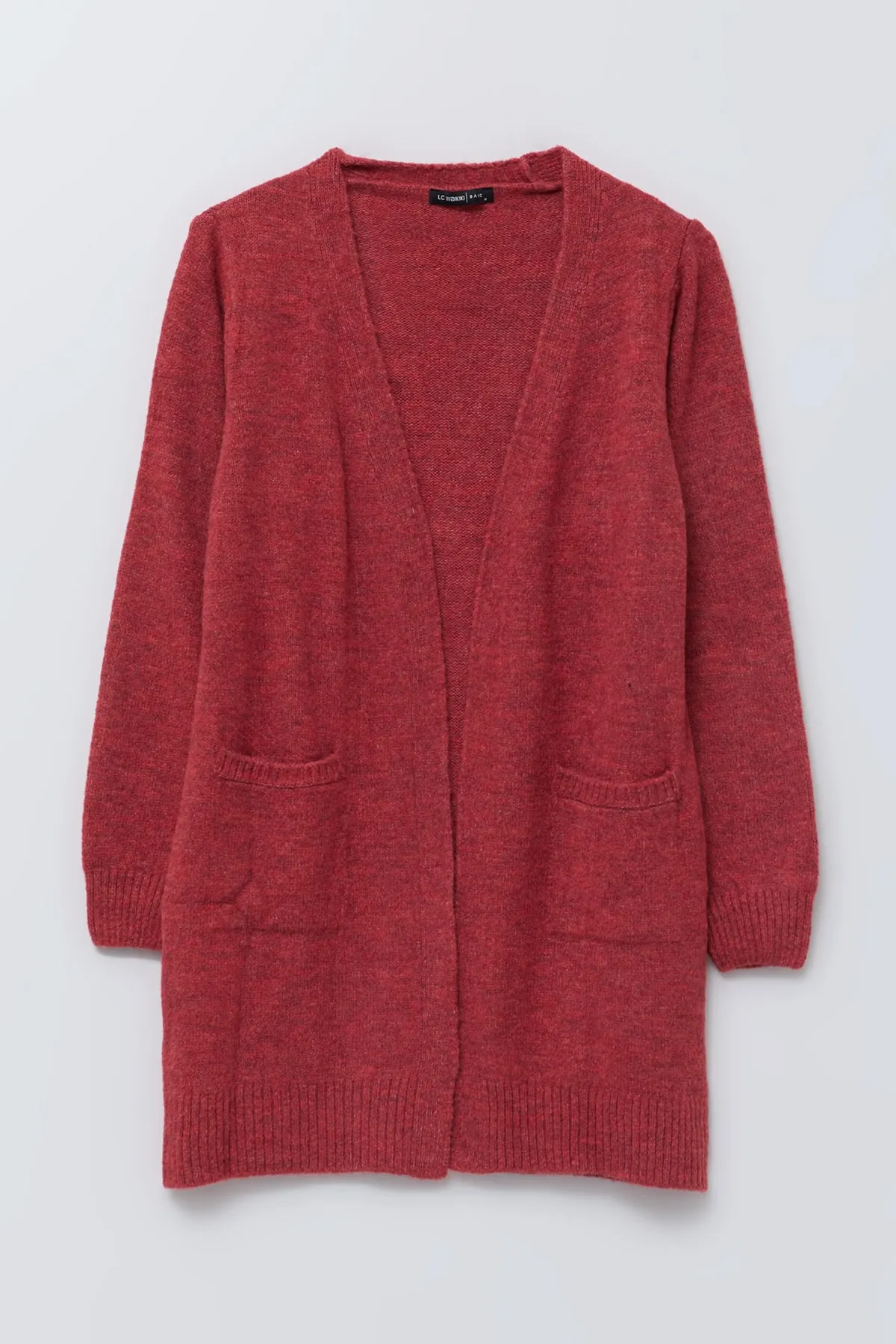LC Waikiki  Strickjacke - Rot - Regular Fit