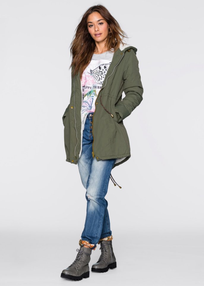 Parka mit Teddy-Futter