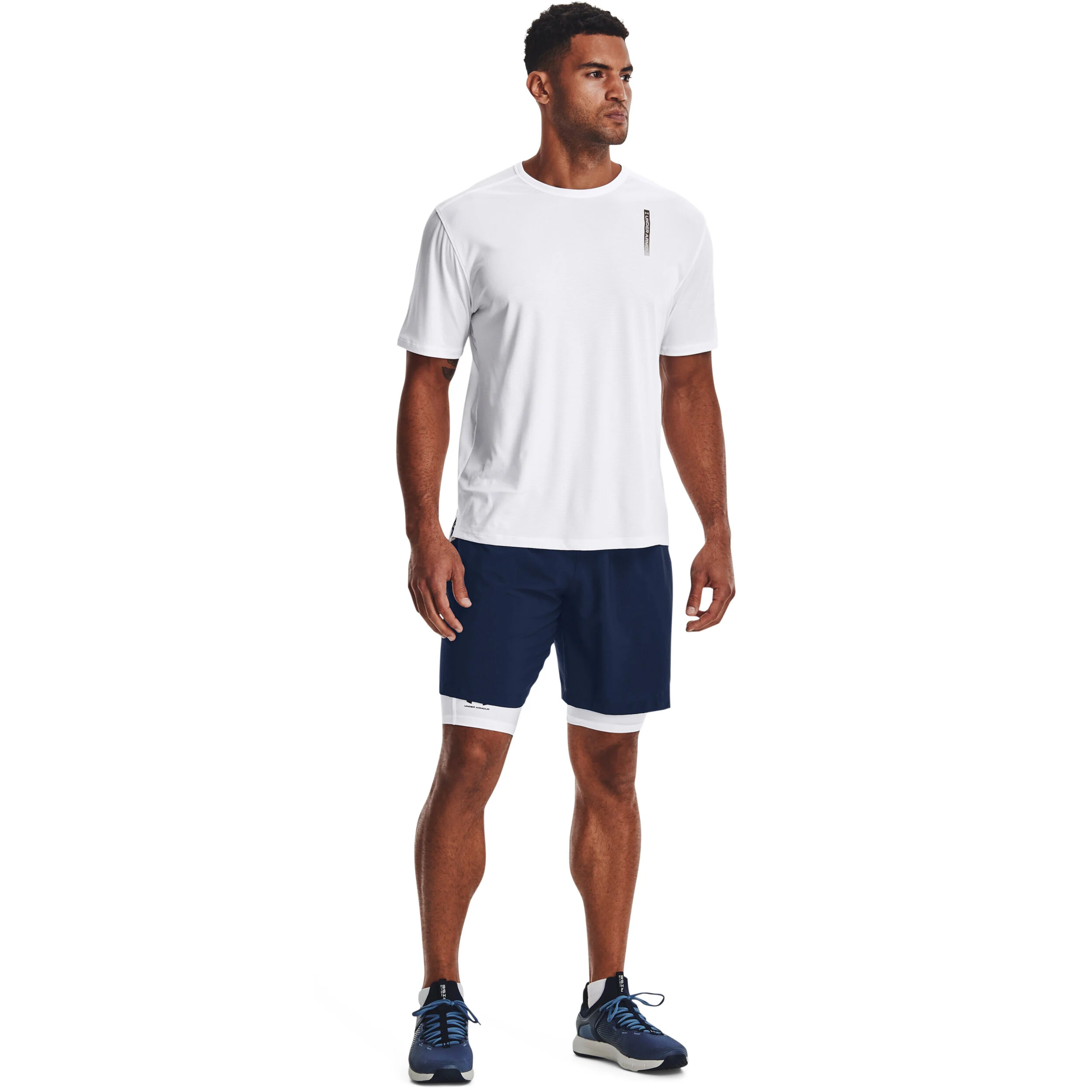 Woven Graphic Shorts Herren - Blau