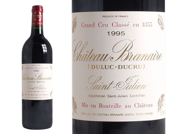 Château Branaire Ducru Rouge 1995, Quatrième Grand Cru Classé En 1855 Bordeaux Saint-Julien