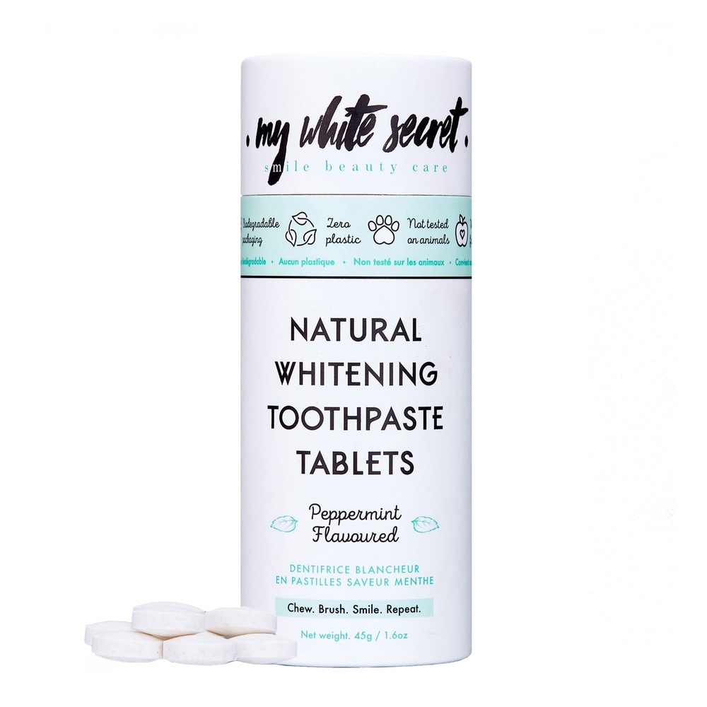 My White Secret Natrual teeth whitening tablets Blanchisseur de dents en comprimé