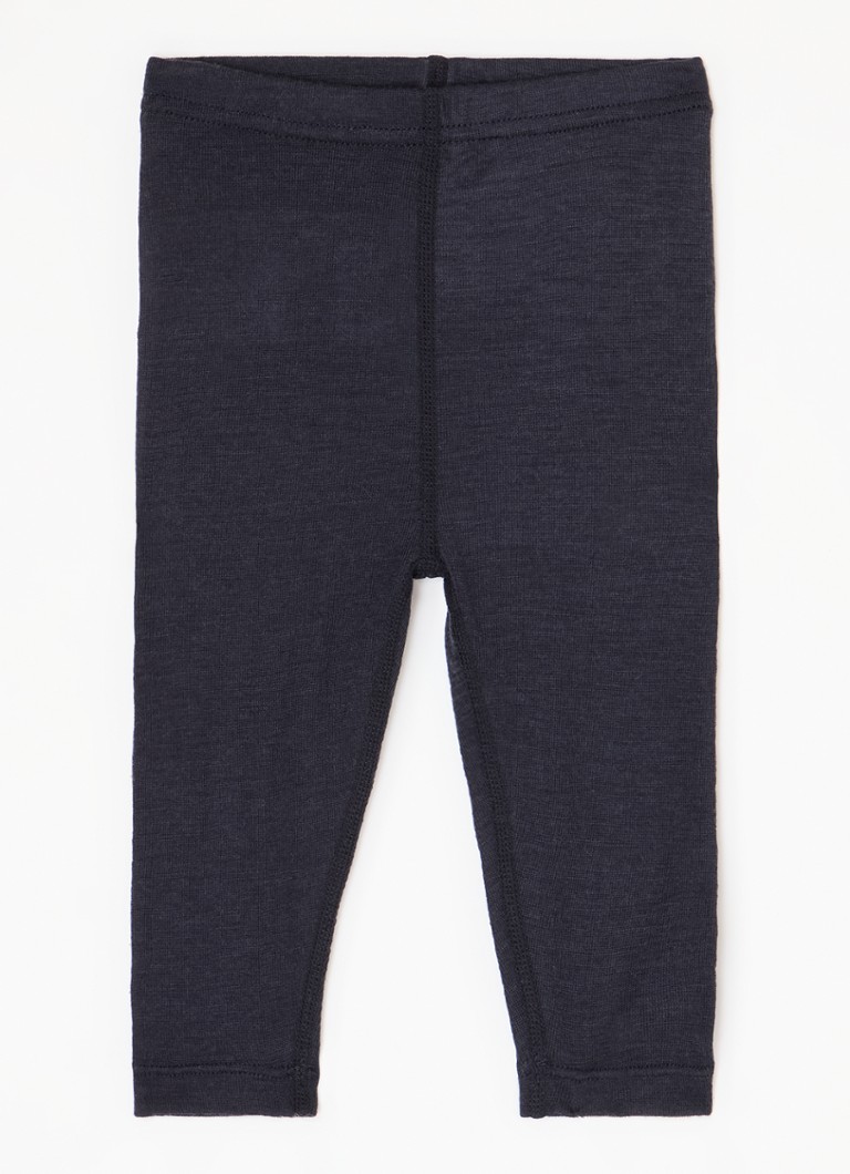 Huttelihut Fine-knit leggings in silk blend