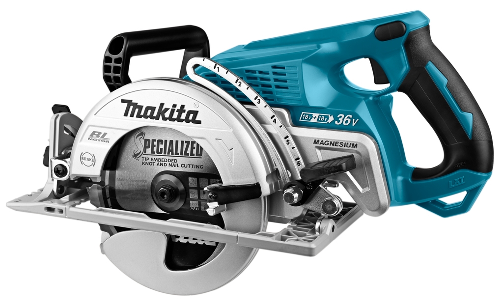 Fierăstrău circular fără fir Makita DRS780Z 2 x 18V 185 mm fără baterii și încărcător