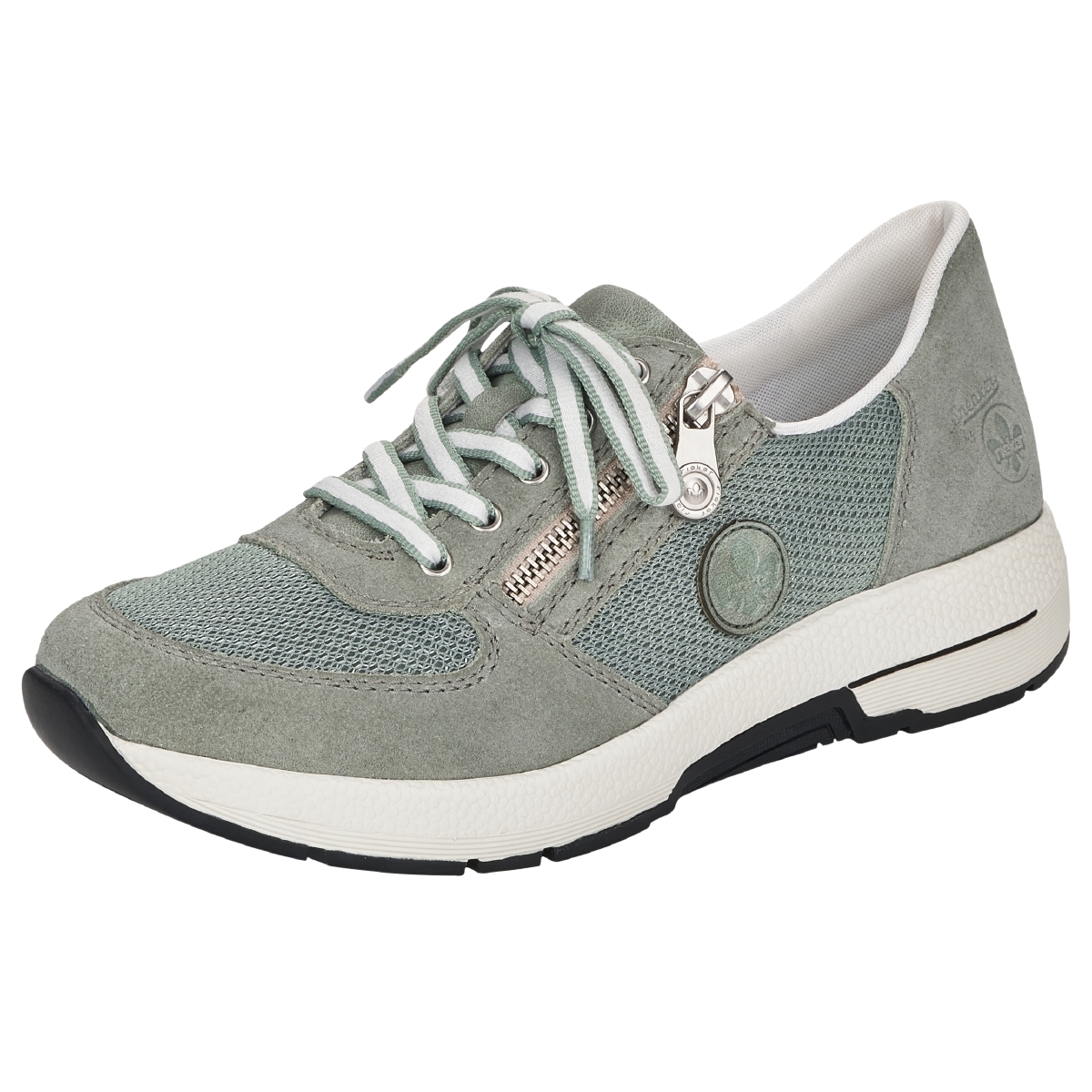 Rieker N8451 Sneaker Low grau