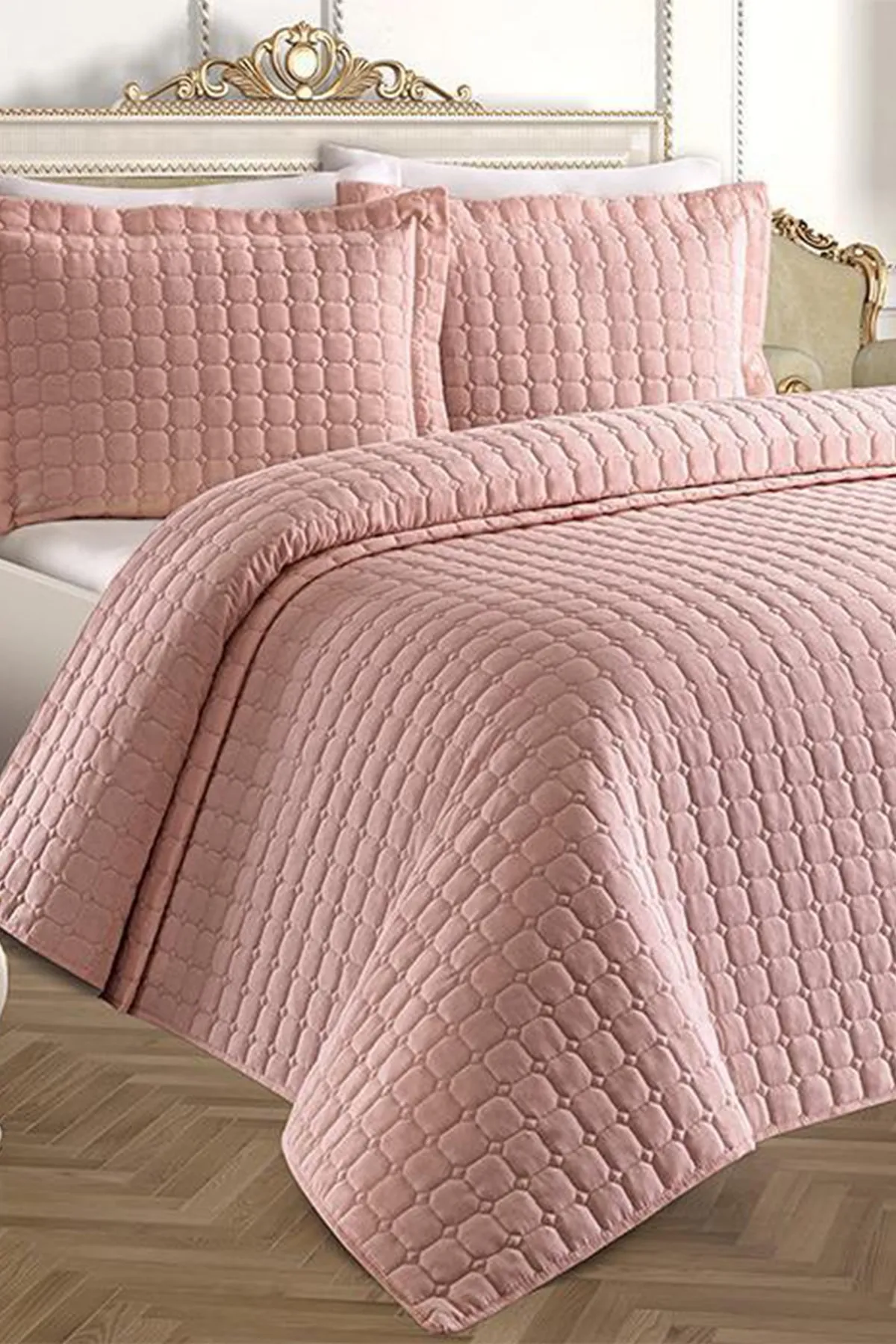 Çeyiz Diyarı  Estiva Doppelbett-Tagesdecke, Pulver