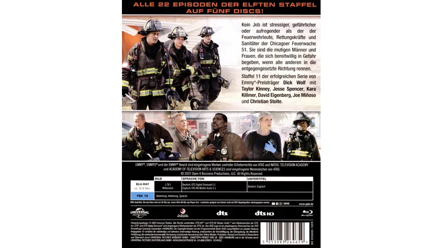 Chicago Fire - Staffel 11  [5 BRs]