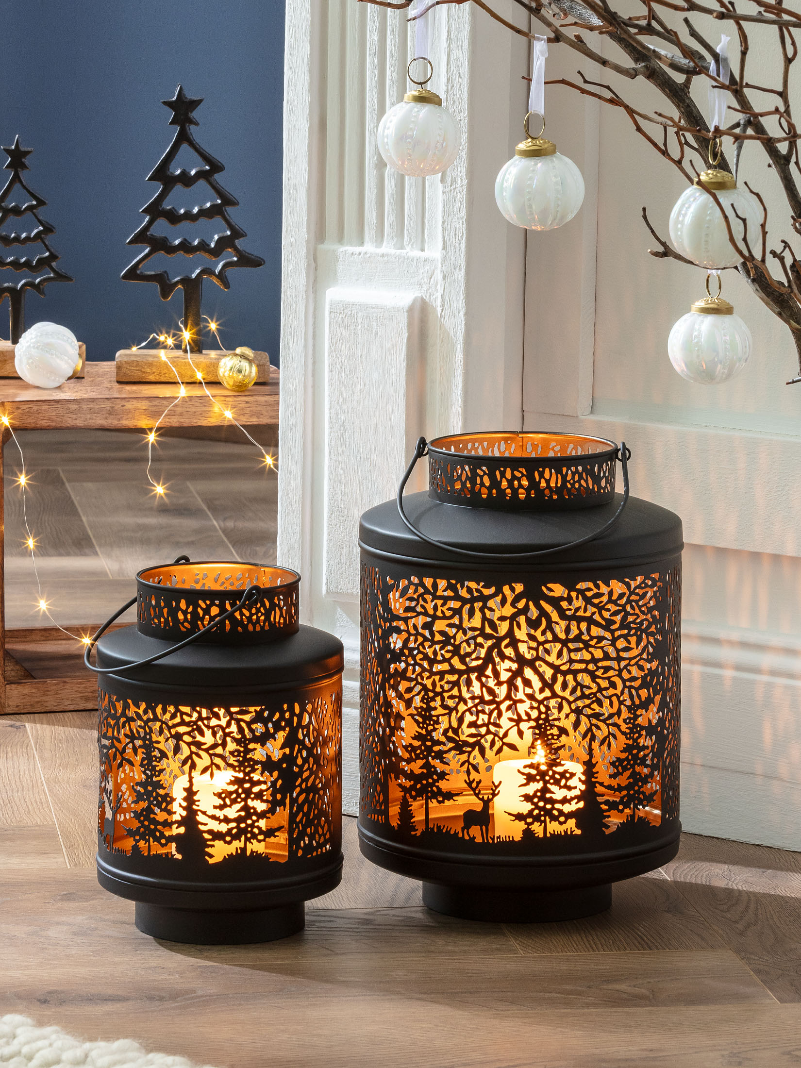 Caliano Laterne, Black/Gold