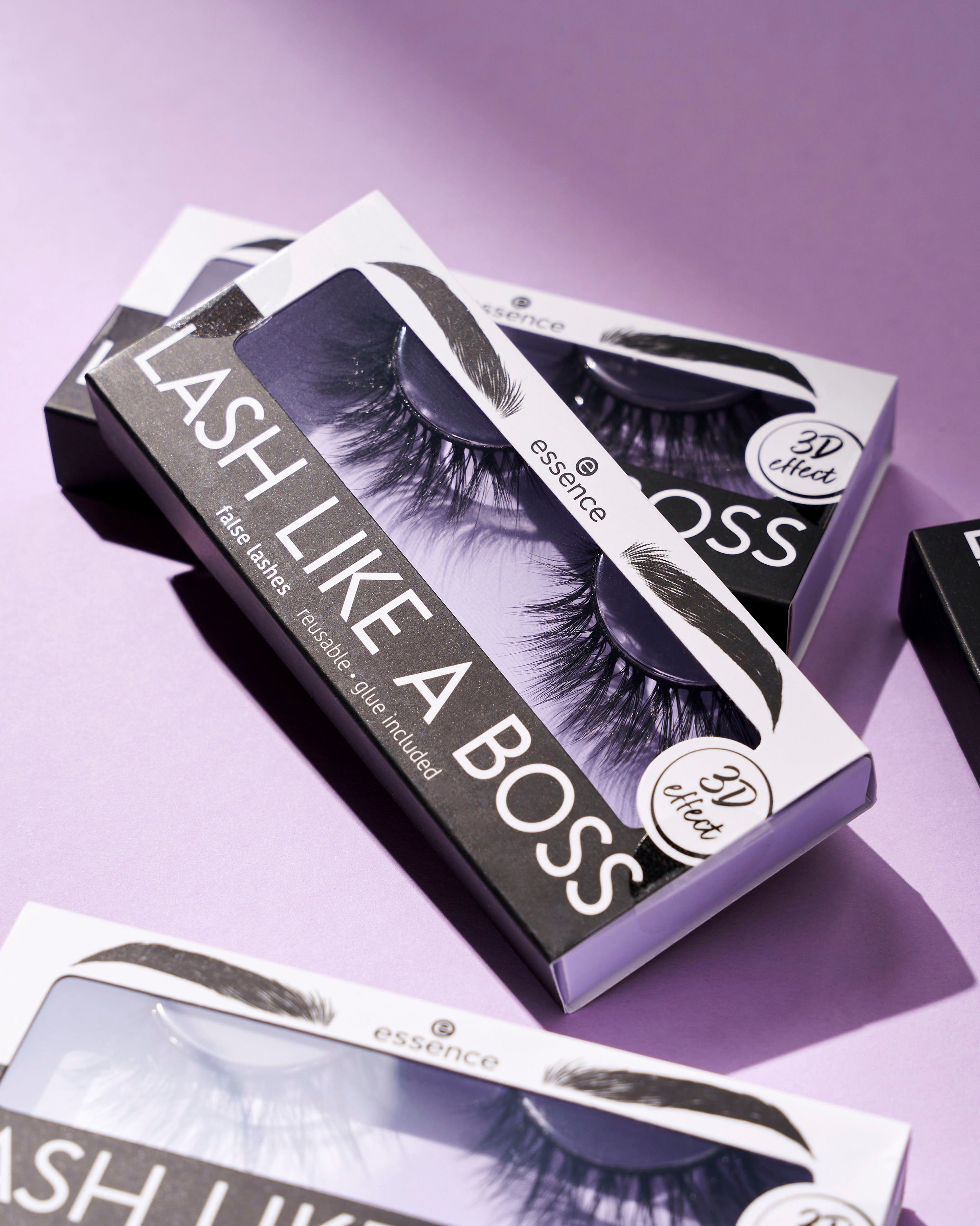 Essence Bandwimpern LASH LIKE A BOSS false lashes, Set, 3 tlg.