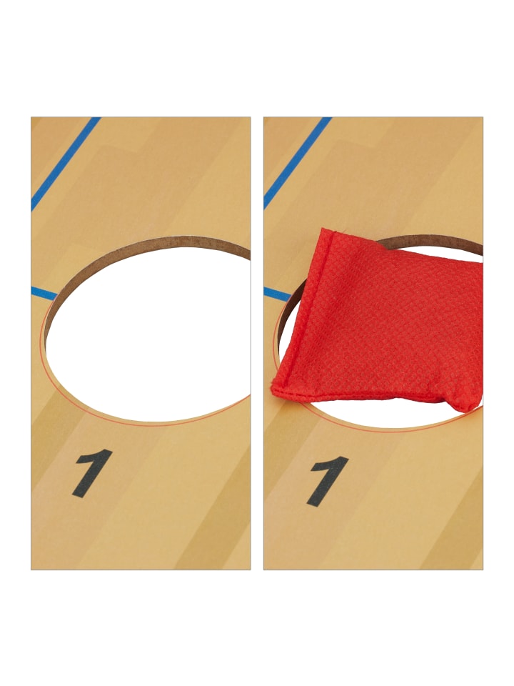 relaxdays 11tlg. Cornhole in Bunt - (B)29 x (H)18 x (T)58 cm günstig kaufen onesize