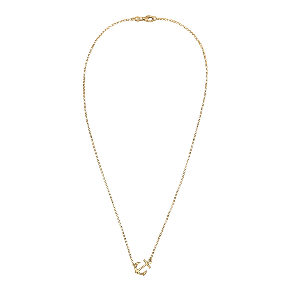 Elli Elli Collier Femme Pendentif d'Ancre Élégant en Argent Sterling 925 Bijoux