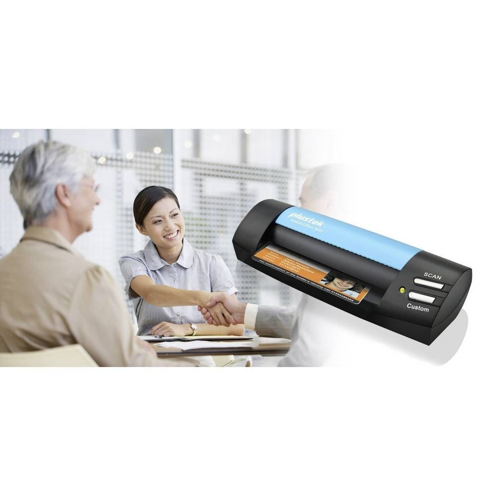 Plustek Mobiler Karten-/Dokumentenscanner Dokumentenscanner, (USB-Stromversorgung)