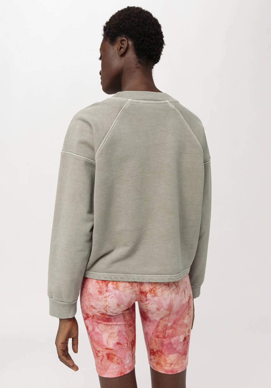 Sweatshirt mineralgefärbt aus reiner Bio-Baumwolle