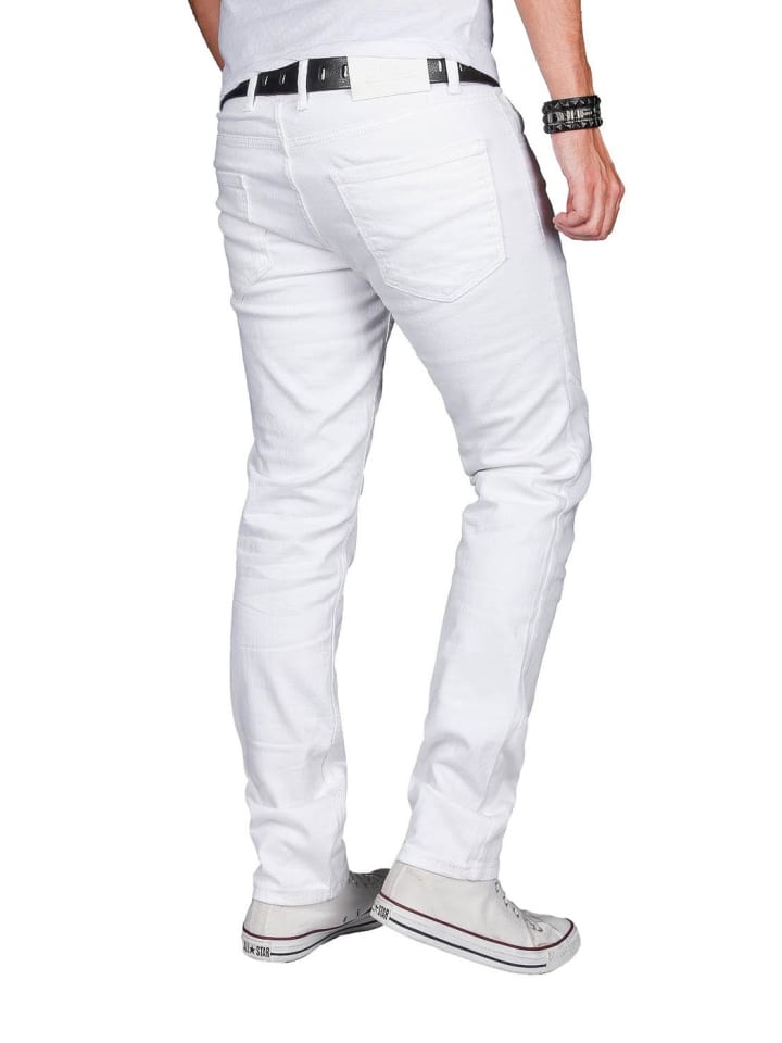 Alessandro Salvarini Jeans Salvarini-Basic-Multi in Weiß günstig kaufen