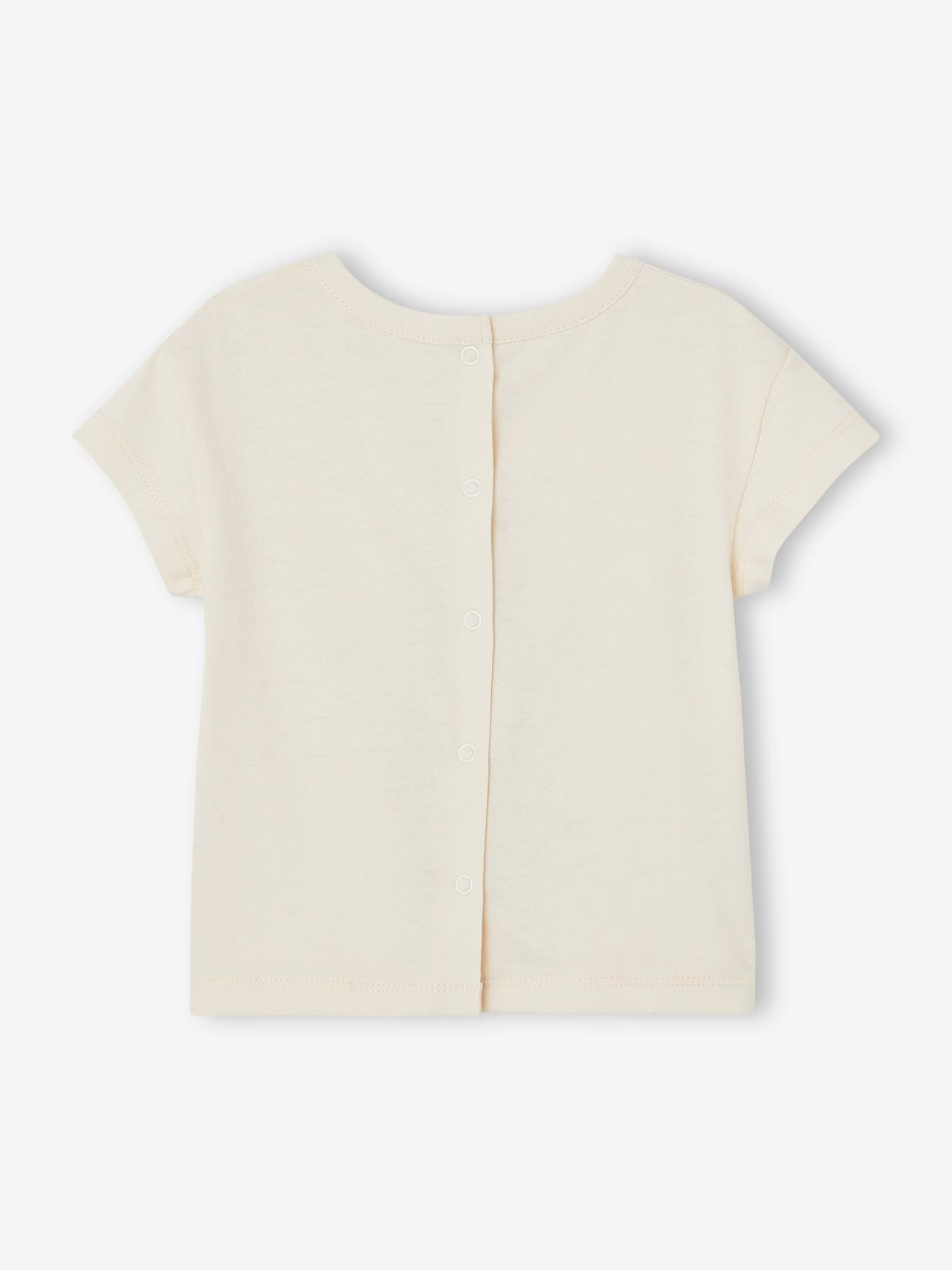 Vertbaudet 2er-Pack Baby T-Shirts BASIC - karamell
