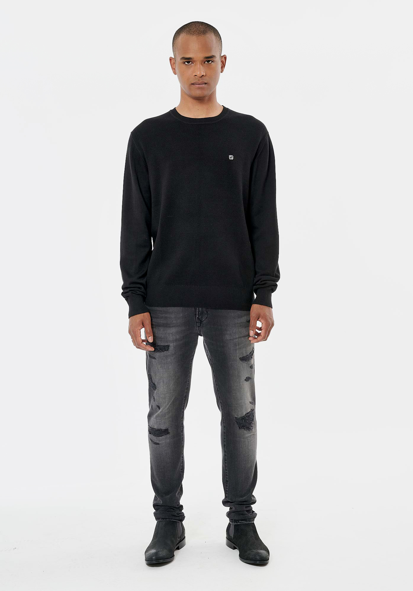 VIYO   Pull noir homme