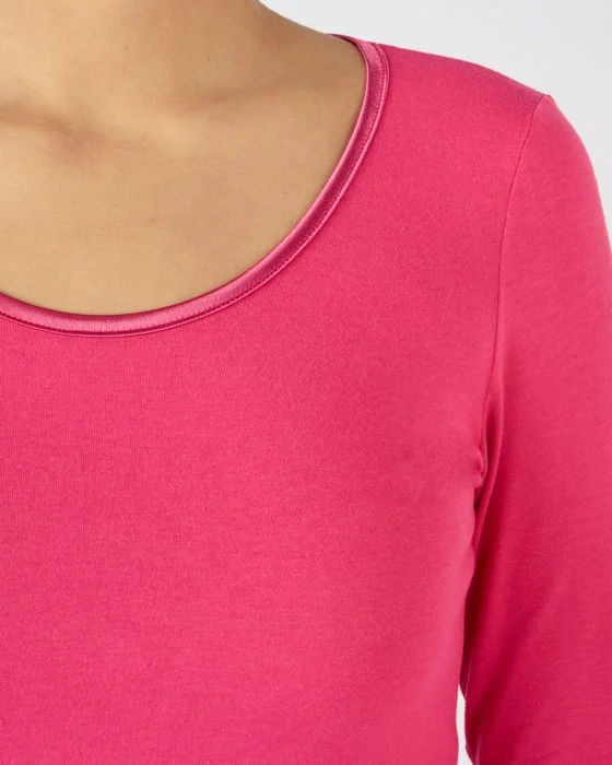 T-shirt Thermolactyl Sensitive biais satin, manches longues
