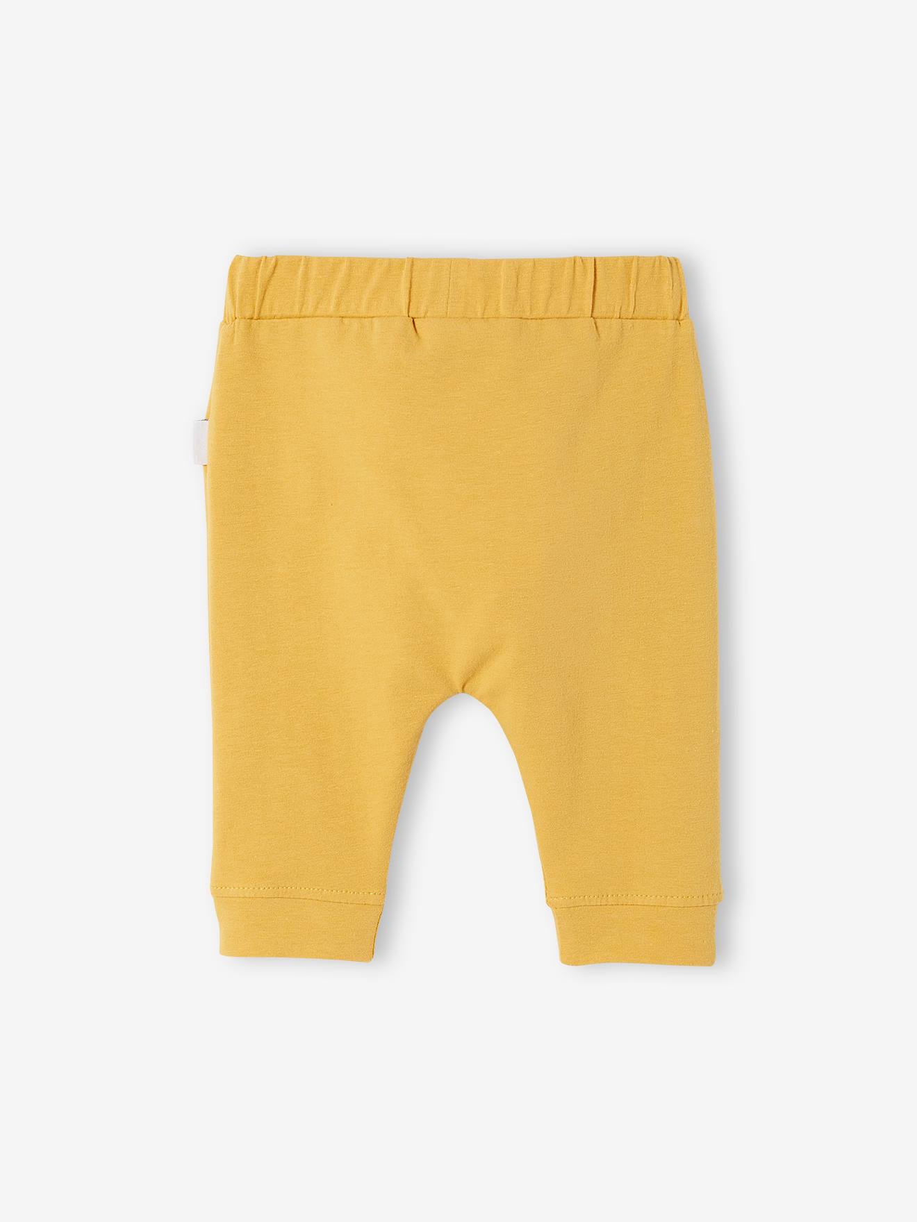 Pantalon naissance en maille souple BASICS beige
