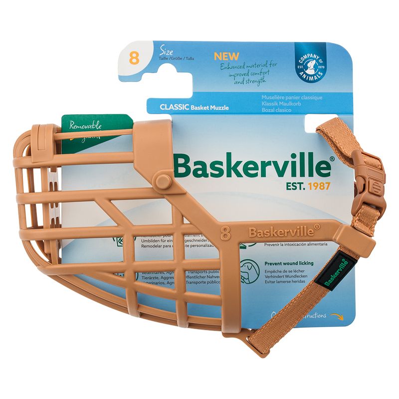 Baskerville Klassik Maulkorb, beige zu TOP-Preisen
