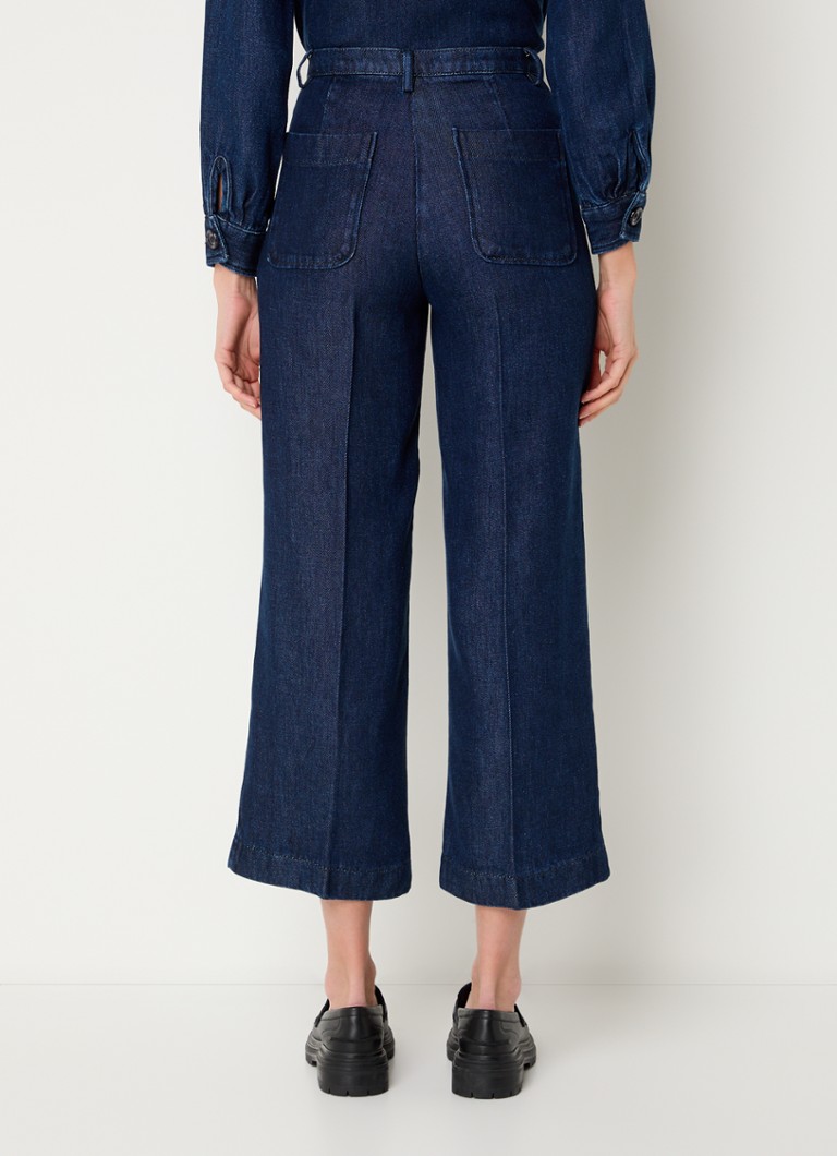 Sessùn Aldivio high waist loose fit cropped jeans from lyocell