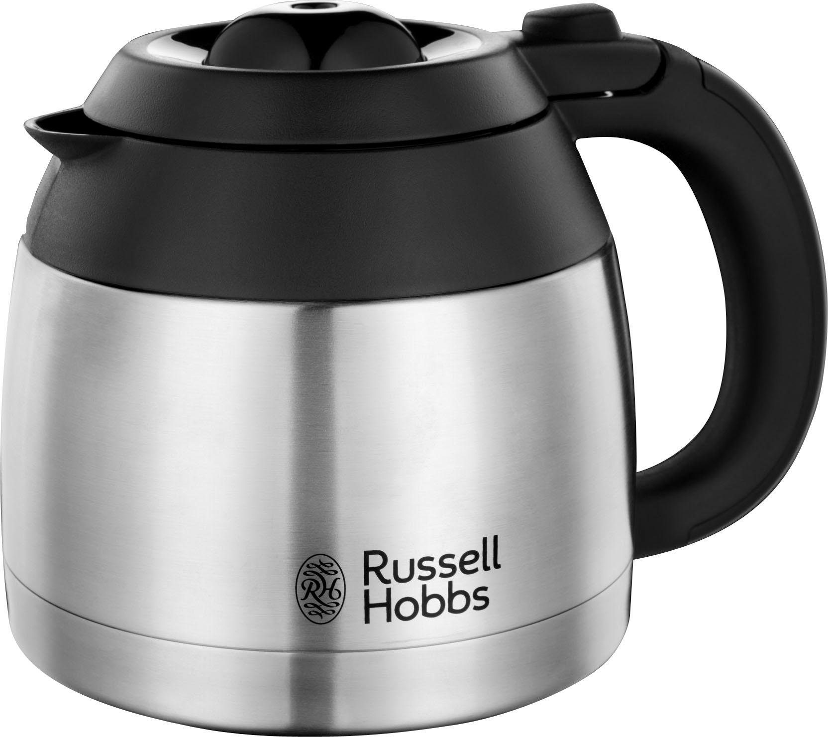 RUSSELL HOBBS Filterkaffeemaschine Adventure 24020-56, 1l Kaffeekanne, Papierfilter 1x4, mit Thermokanne, 1100 Watt, Edelstahl gebürstet