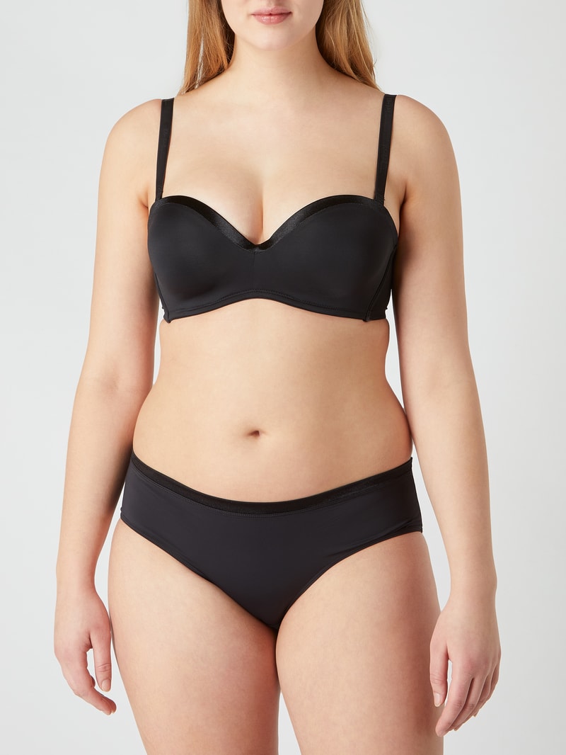 PLUS SIZE Panty aus Mikrofaser Modell 'Andalucia' in schwarz