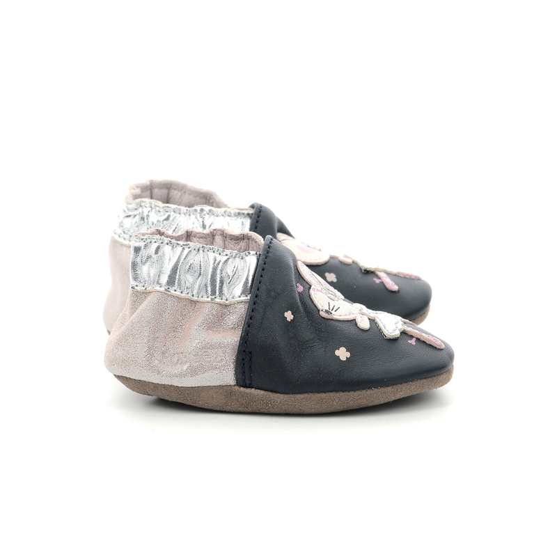 Chaussons cuir tannage vegetal Dancing Mouse