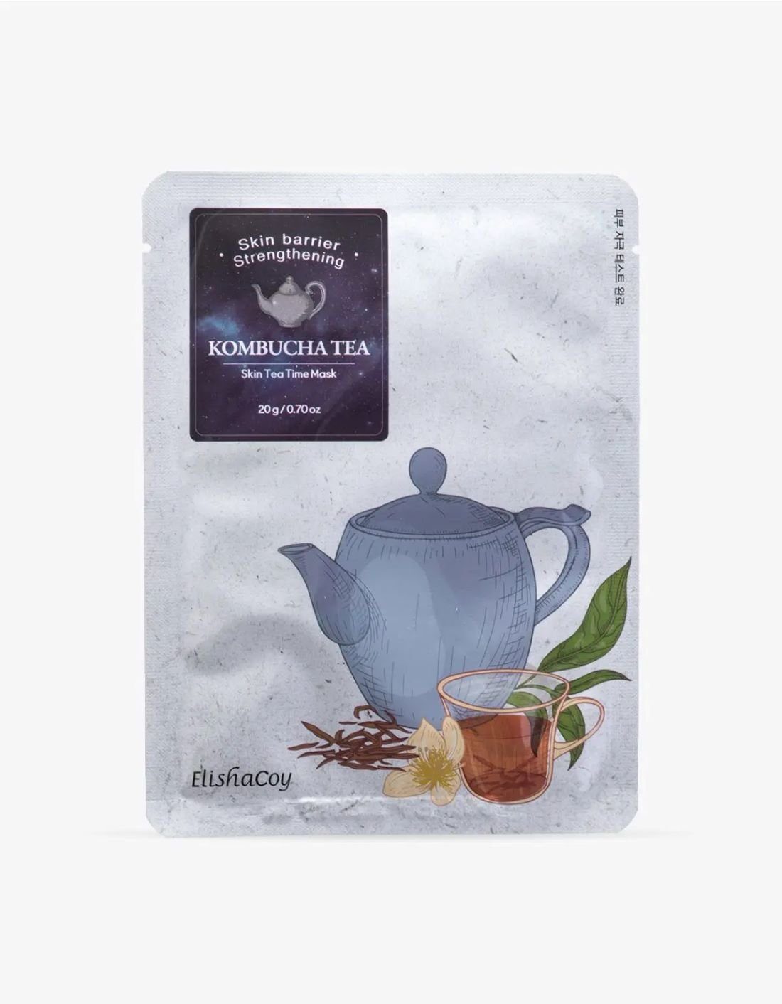 ElishaCoy Gesichtsmaske ElishaCoy Skin Tea Time Mask – Kombucha Tea 20g, 1-tlg.