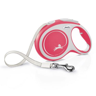flexi New Comfort Gurt-Leine L rot, 8 m