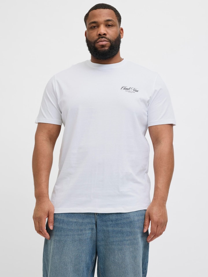 JACK & JONES PLUS T-shirt in Bright White günstig kaufen