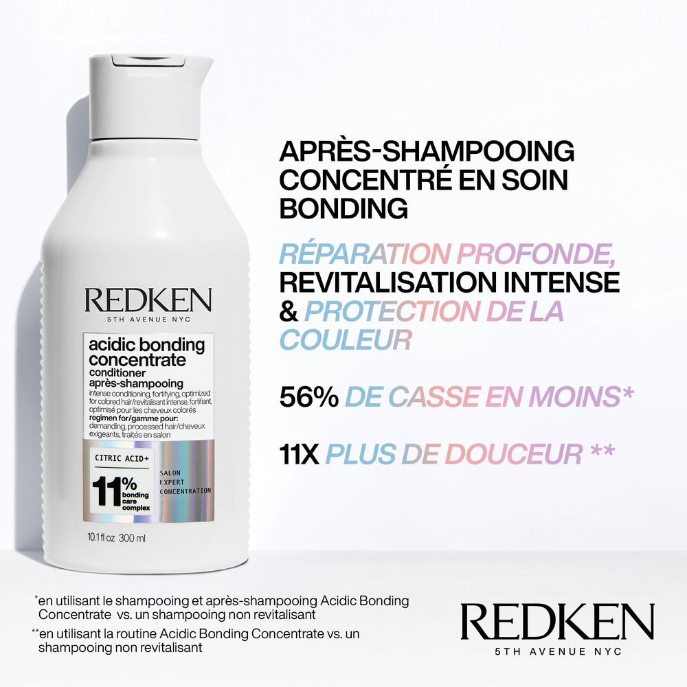 Redken Acidic Bonding Concentrate Après-Shampoing concentré en soin bonding pour tous types et textures de cheveux