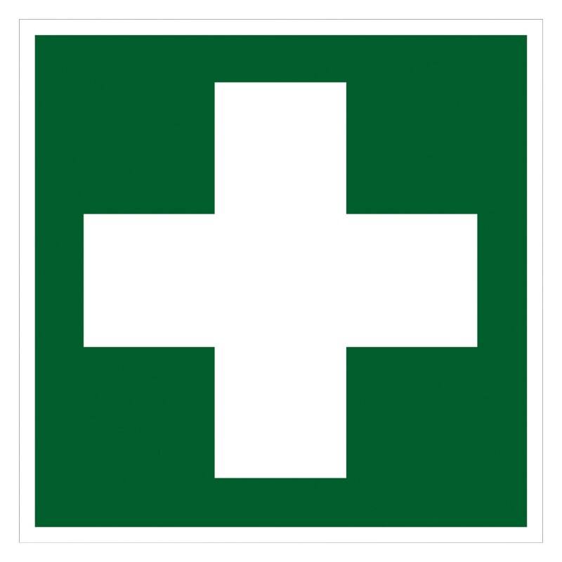 Seco Schild Erste Hilfe Zum Ankleben Kunststoff 20 x 20 cm
