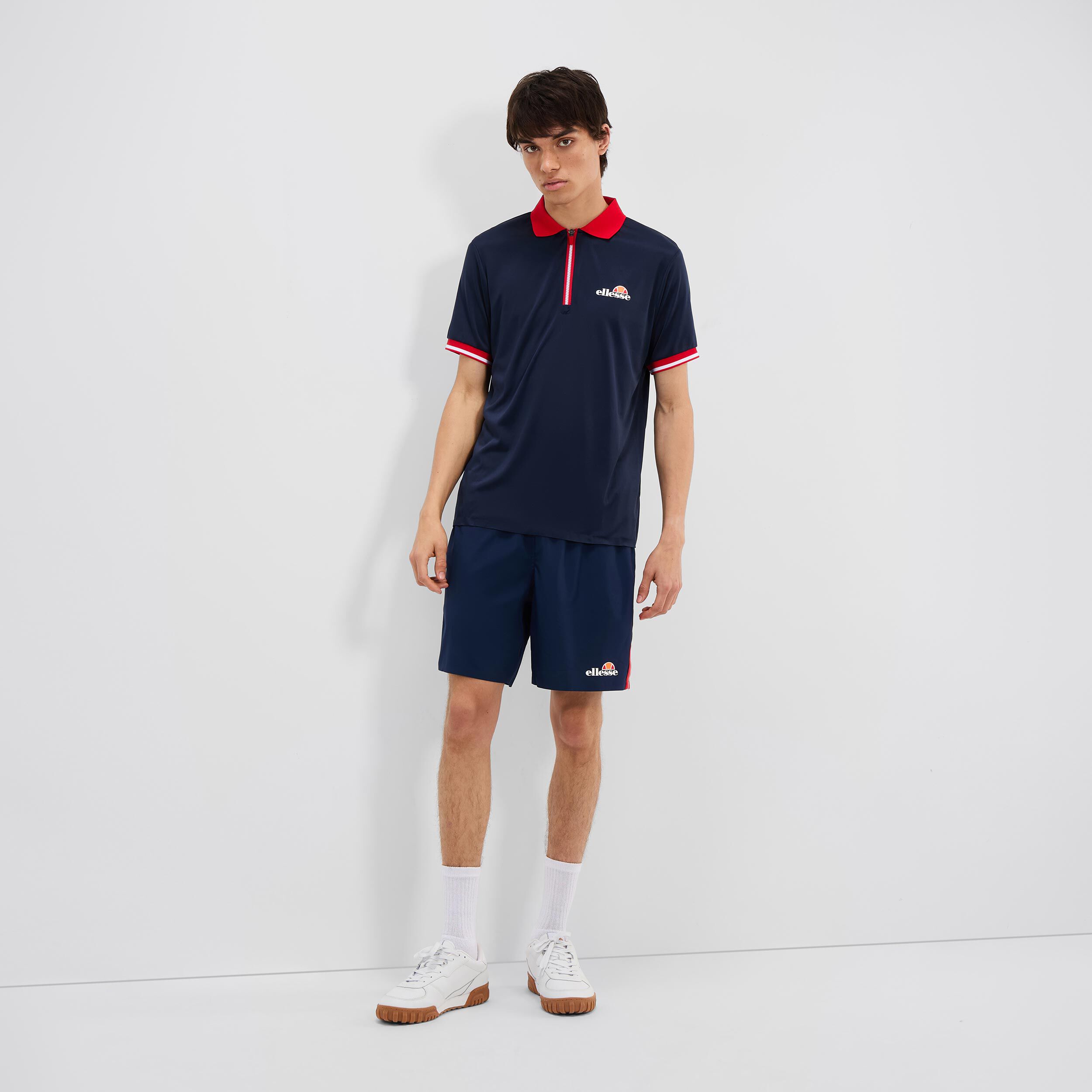 Coolidge Polo Herren - Dunkelblau, Rot