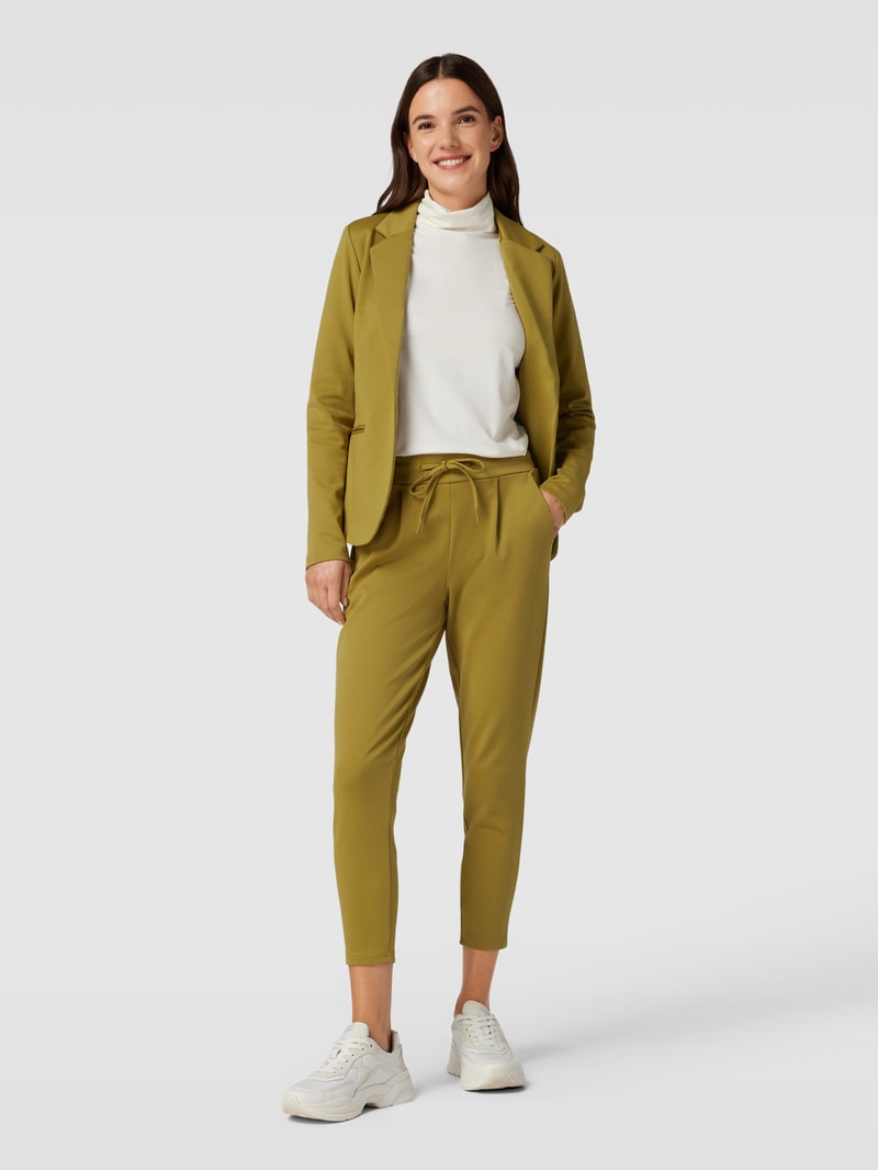 Stoffhose in verkürzter Passform Modell 'KATE' in khaki