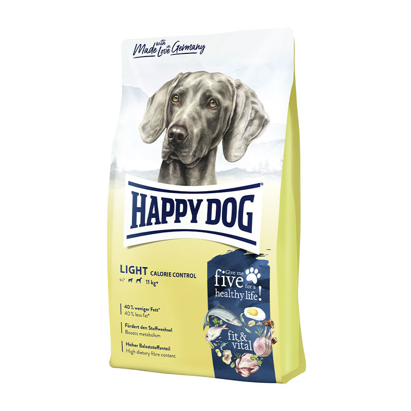 HAPPY DOG Hundetrockenfutter HAPPY DOG fit & vital Light Calorie Control 12 kg